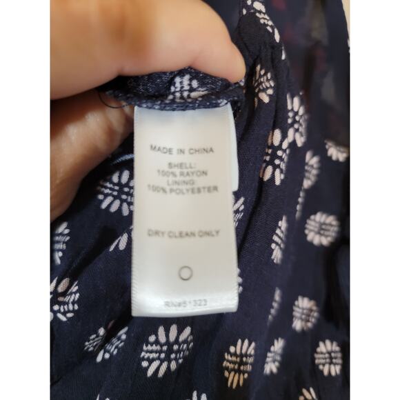 1. State Women's Floral Jumpsuit Embroidered Detail V Neck Blue Leg Slits Large - Picture 12 of 13